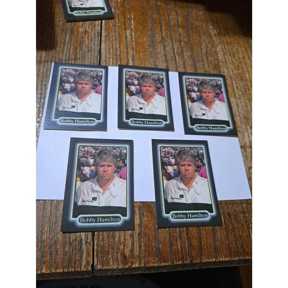 Vintage Lot 5 1990 JR Maxx  Bobby Hamilton Trading Card 151 Winston Cup Nascar